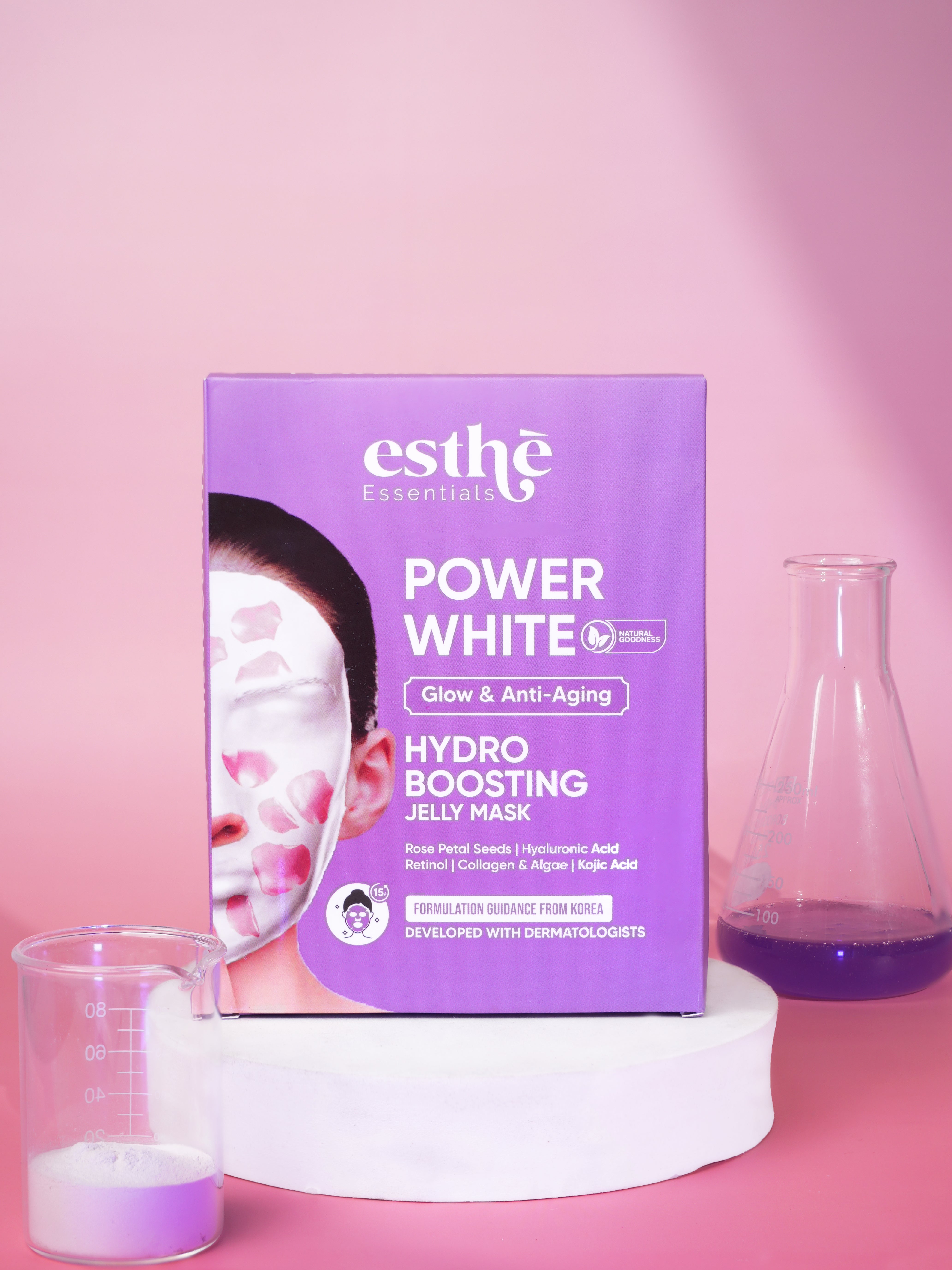 Esthe Power White hydro boosting jelly mask pack